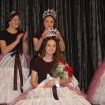 Princess Liliana Williams (foreground) was crowned at the Crazy Daze breakfast by Queen Erin Gordon, center, and joins Princesses Gabi Simonson, left, and Gracelyn Hurdlow on the 2018 Irrigation Festival Royalty Court. Sequim Gazette photo by Erin Hawkins