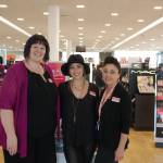 Sequim Ulta Beauty General manager Angela Moreau, lead M.A.C. artist Mimi Williams and Prestige manager Kim Ayers stand in the front of the new store located at 1065 W. Washington St. Sequim Gazette photo by Erin Hawkins