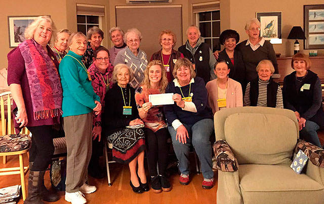 Milestone: P.E.O. gives grant to PC nursing student