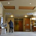 Following the City of Sequim and Clallam County Fire District 3s request for an emergency medical center in Sequim, Eric Lewis, CEO for Olympic Medical Center, said one possibility is for the Sequim Walk-In Clinic to become an urgent care with extended hours. As Sequim grows, well look at adding more emergency services, Lewis said. Sequim Gazette photo by Matthew Nash