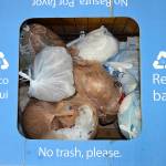 Sometime this year, Sequim City Councilors plan to discuss a bann of carry-out plastic bags at retailers following the City of Port Angeles new ordinance. Sequim Gazette photo by Matthew Nash