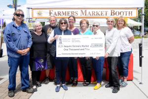OVCF donation helps build community at Sequim Farmers Market