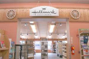 The Co-op Farm & Garden store at 216 E. Washington St. added a Hallmark Gold Crown department where it will sell year-long greeting cards and seasonal cards along with gift wrap and a variety of gift items. Sequim Gazette photo by Erin Hawkins