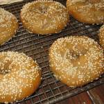 Above: Bagels are one of the many breads Victoria Redhed Miller touches upon in her newest book.                                Right: Learn to make your own pitas, bialys and more in Sequim author Victoria Redhed Millers new book From No-Knead to Sourdough: A simpler approach to Handmade Bread.                                Submitted photos