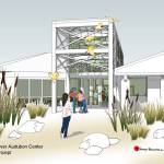 A new driveway off Hendrickson Road would lead to a revamped Dungeness River Audubon Center. Organizers of the capital campaign say the new center would expand space and offerings while providing better access to and from the Olympic Discovery Trail. Image by Roy Hellwig