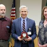 Sequim Free Clinic Honors OMC’s Lewis with Beitzel Award