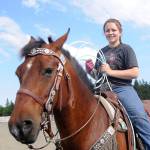 At home on horseback: Amelia Hermann is a state rodeo champ at 14