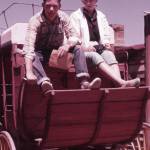 Ross Hamilton and Kathy Haney enjoy a childhood summer vacation in their youth; the photo is dated 1957. Six decades later, they married. Submitted photo