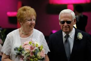 Friends to newlyweds, six decades later