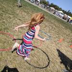 Boys & Girls Club campers enjoy an obstacle course at the Lavender Festival at Carrie Blake Community Park in July. Submitted photos