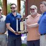 Winners of the 2018 Bob Cup include, from left, Don Sizemore, Matthew Bumala, Brian Cays and Kalo Vass. Submitted photo