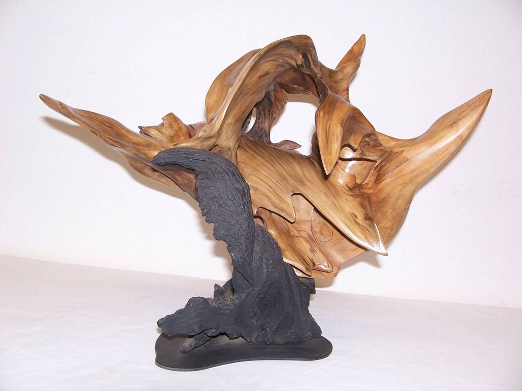Tuttie Peetz is donating 50 percent of the proceeds she earns from selling her wood sculptures at ARTfusion this year to the Dungeness River Audubon Centers new building fund. Submitted photo                                Tuttie Peetz is donating 50 percent of the proceeds she earns from selling her wood sculptures at ARTfusion this year to the Dungeness River Audubon Centers new building fund. Submitted photo