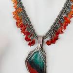 Paulette Hill is showing a variety of her jewelry at this years ARTfusion event and said she is working on a new concept of incorporating more bead work into her pieces. Submitted photo                                Paulette Hill is showing a variety of her jewelry at this years ARTfusion event and said she is working on a new concept of incorporating more bead work into her pieces. Submitted photo