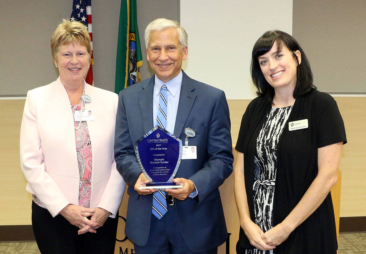 Milestone: Olympic Medical Center earns LifeNet Health OR award