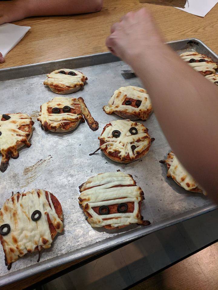 Mummy pizza was a treat for campers during last weeks Morning Camp at the Sequim Boys & Girls Club. Submitted photo