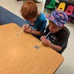 Boys & Girls Club campers compete in spiders races during Goosebumps week. Submitted photo
