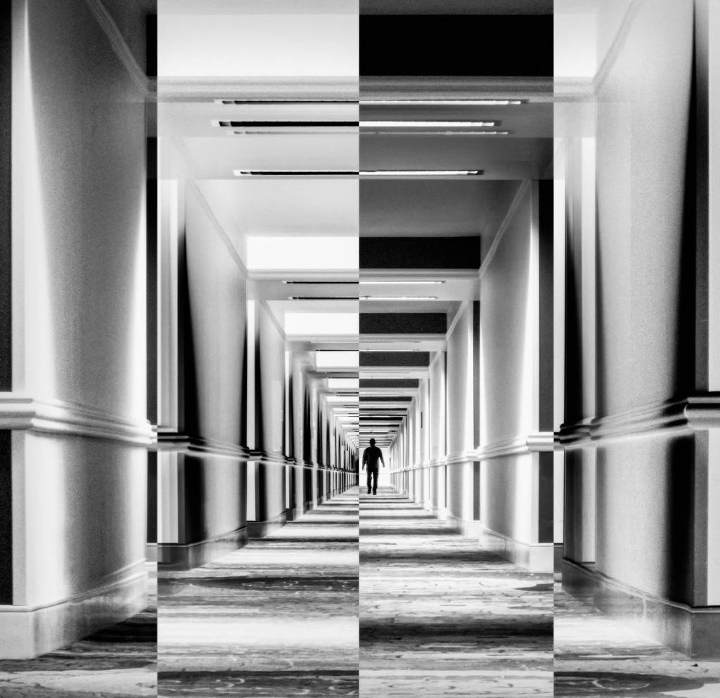 Hallway in 4 Parts by Witta Priester, who along with ceramics artist Linda Collins Chapman is featured at Sequim Museum & Arts during First Friday Art Walk on Sept. 7. Submitted photo