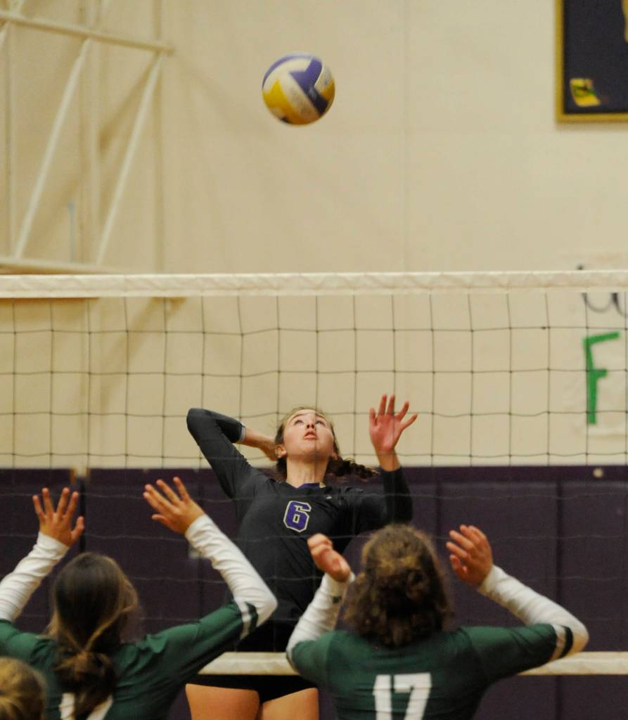 Volleyball: Wolves rout Riders in three sets