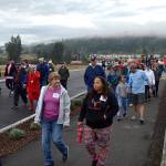This year, 163 walkers participated in The Sequim Free Clinics 5K Fun Walk on Sept. 8. Sequim Gazette photo by Matthew Nash