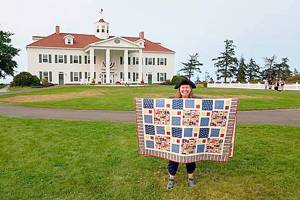 Milestone: Sunbonnet Sue quilt raises $450 for colonial festival