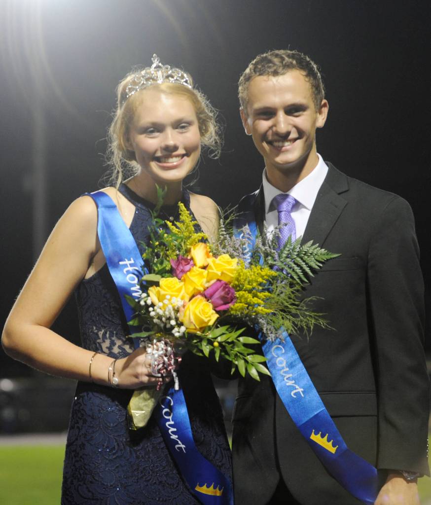 Sequim High Schools 2018 Homecoming princess is Emily Bundy, and prince is Liam Payne. Sequim Gazette photo by Michael Dashiell