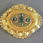 Emerald Brooch by Dan Fuller