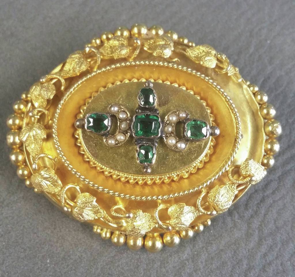 Emerald Brooch by Dan Fuller