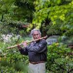 Gary Stroutsos brings his meditative flute music to the Sequim Library during Sequims First Friday Art Walk on Oct. 5. Submitted photo