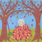 Pile O Leaves by Jean Wyatt a featured artist at Forage Gifts & Northwest Treasures. Submitted art
