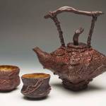 Square Teapot by Kathey Ervin