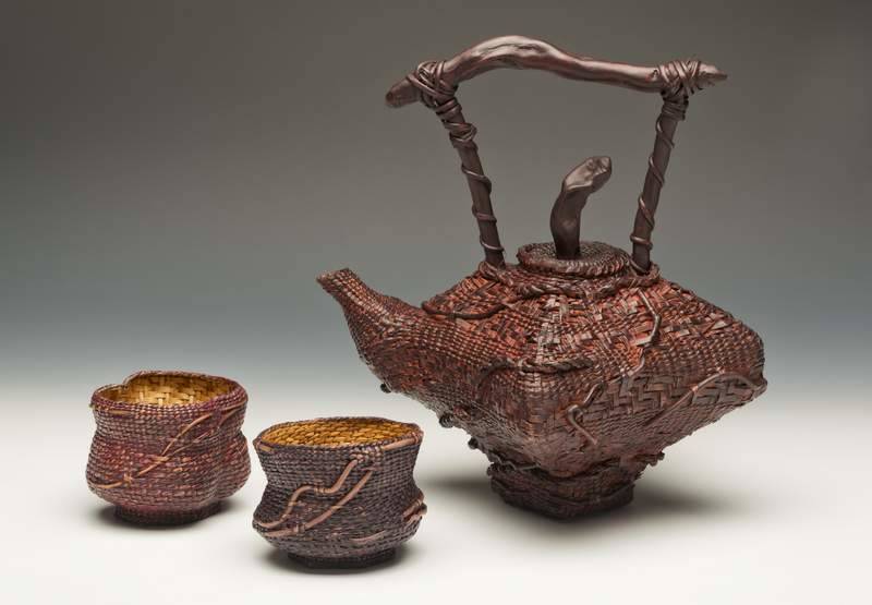 Square Teapot by Kathey Ervin