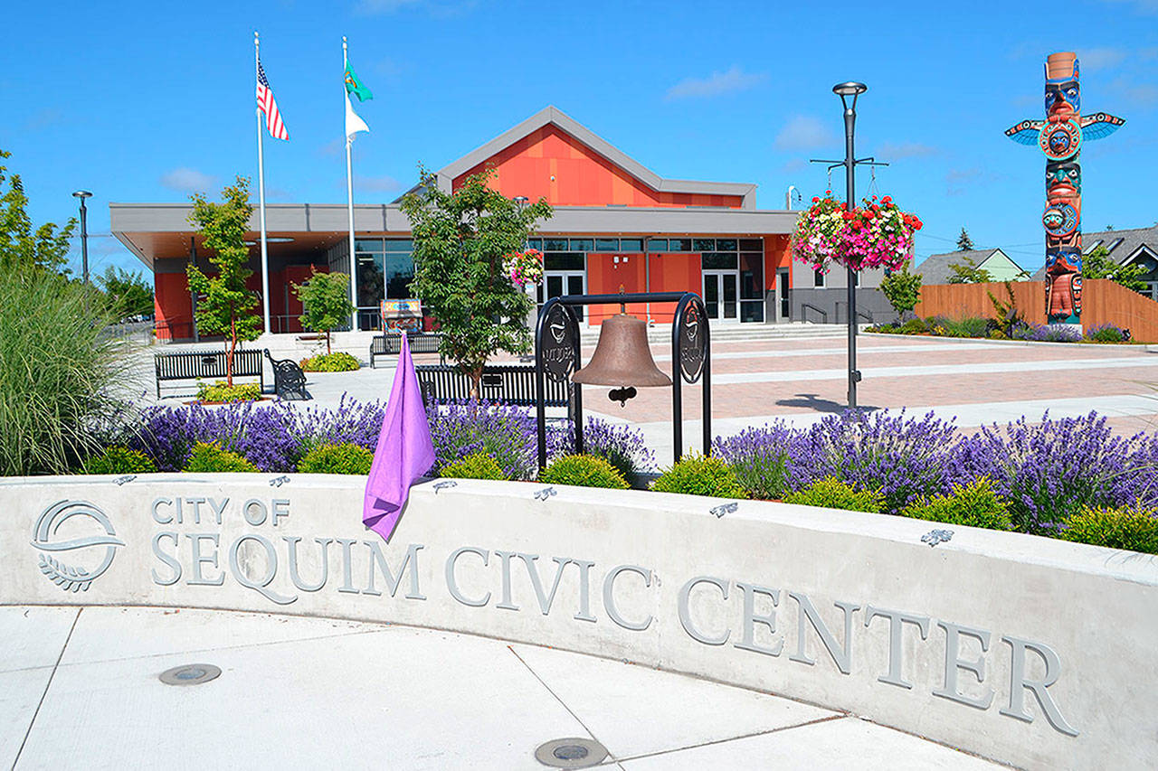 Staff with the City of Sequim propose a $38.4 million budget in 2019 that includes reconstructing Fir Street, adding a filter to the Water Reclamation Facility to reduce smell, and adding new positions including another police officer. Sequim Gazette file photo by Matthew Nash