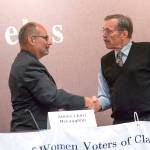 Clallam County sheriff incumbent, challenger spar at debate