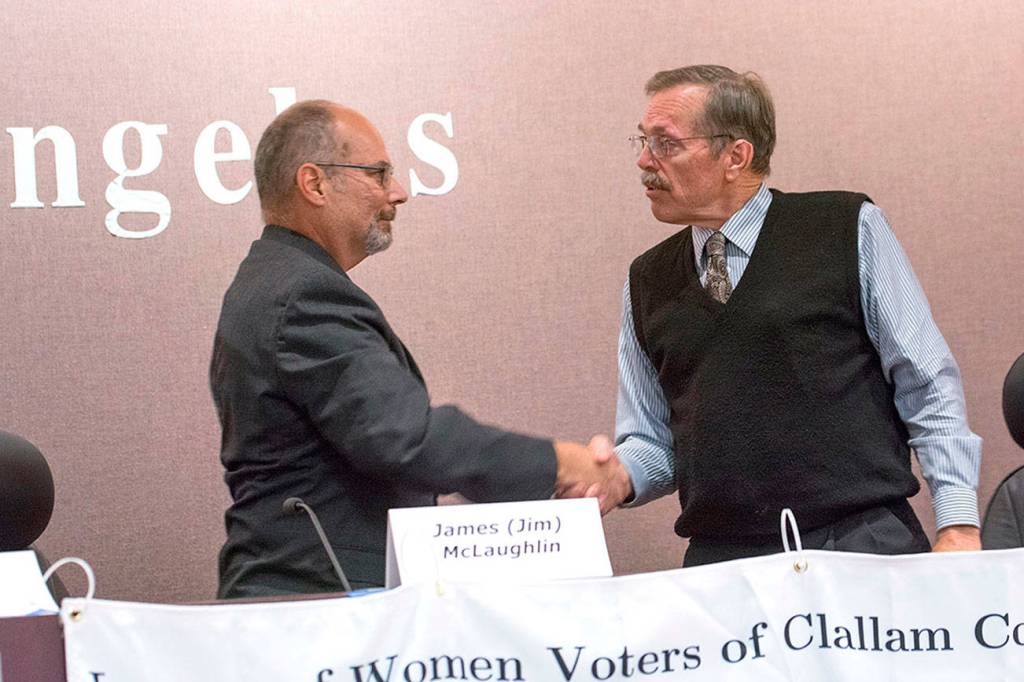 Clallam County sheriff incumbent, challenger spar at debate