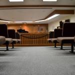 During jury selection, attorneys and the judge ask a number of questions while using a questionnaire from the potential jurors summons to determine who makes the jury and not.