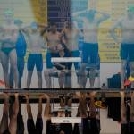 Calm Before the Storm, a photo of Sequim High School swimmers in a meet against rivals from Port Angeles in January 2017, took second place in the 2018 WNPA Better Newspaper Contests Photography-Color Sports-Feature division. Sequim Gazette photo by Michael Dashiell