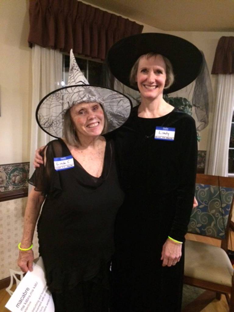 Toastmasters Linda Christensen, vice-president of education, and Lindy MacLaine, club president, plan to speak at the Howl-loween Speech Marathon in the Sequim Branch Library Conference Room, 630 N Sequim Ave., from 6-8 p.m. Saturday, Oct. 27. Submitted photo