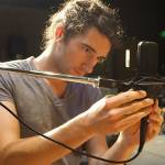 Curry Winborn, a local musician and recording artist, approached David Isaac Rivers one year ago about recording an album of Rivers original songs. The new album, Our Saviors Alive is Winborns first solo engineering project and he played several of the instruments used in the musical arrangements. Sequim Gazette photo by Erin Hawkins