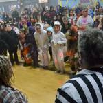 Children gather for the costume contest at the Boys & Girls Clubs Oct. 27 Halloween event. Sequim Gazette photo by Matthew Nash