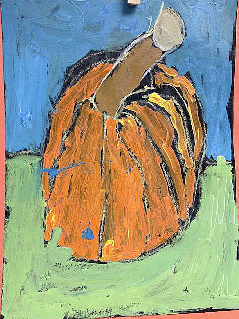 Pumpkin-inspired art from Charlie Peterson