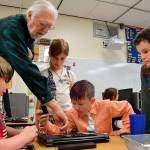 Third-grader joins computer group, helps start school club