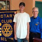 Milestone: Sequim Noon Rotary honors Little with Student of Month award