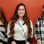2019 Clallam County Fair Royalty candidates include, from left, Sammi Bates of Port Angeles, Saydee Peters of Forks and Rebekah Parker of Sequim. Submitted photo