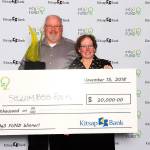 After winning $20,000, Buddy and Meg DePew of Sequim Bee Farm plan to automate much of their process and expand operations in the near future. They won Kitsap Banks edg3 FUND Small Business Competition on Nov. 15 in Bremerton. Photo courtesy of Sequim Bee Farm