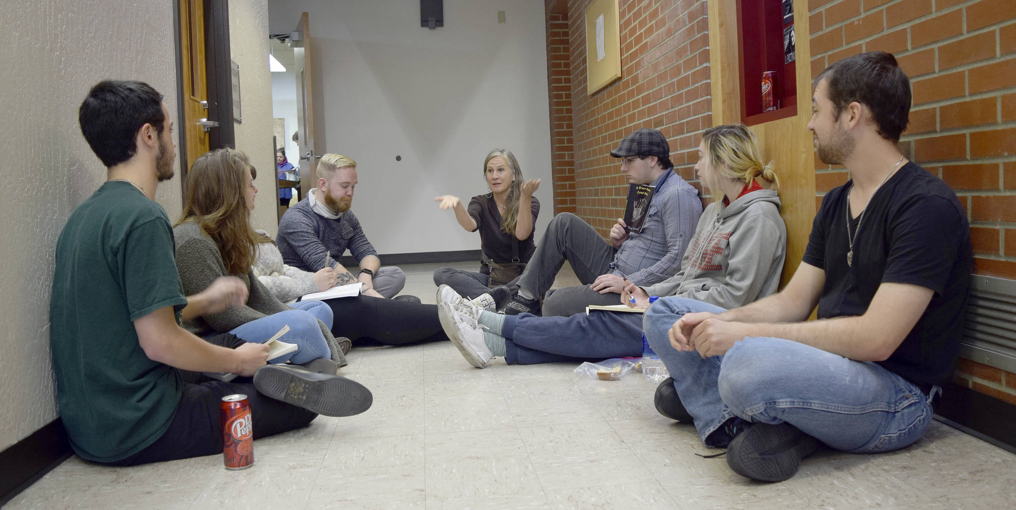 Peninsula Colleges A Bright Room Called Day opens at 7 p.m. Friday, Nov. 30, at PCs Little Theater, 1502 E. Lauridsen Blvd. Other showtimes are 7 p.m. Dec. 1 and Dec. 7-8, and at noon Wednesday, Dec. 5. All shows are free and open to the public. Performers include PC drama students Jada Brisbois, Riley Ray, Niko Borgeman, Zachary Parril, Brad Alemo, Ashley Rosser, Clifford Becker, Molly Braaten, Sebastian Tolle-Meyer and Brianna Rocha. The production is led by Pete Griffin and Tavin Dotson, long with PC drama professor Kelly Doran. Submitted photo