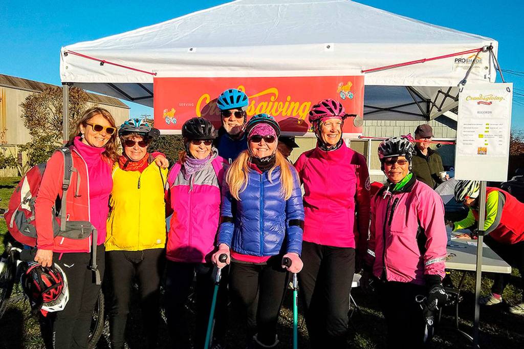 Sequim Cranksgiving participants break records in food-raising ride