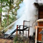 Basement fire destroys Port Angeles poet’s home