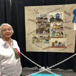 In Paducah, Kentucky, Martha Scott won first place for her Enchanted Village in the Wall Hanging Hand Appliqué category. Submitted photo