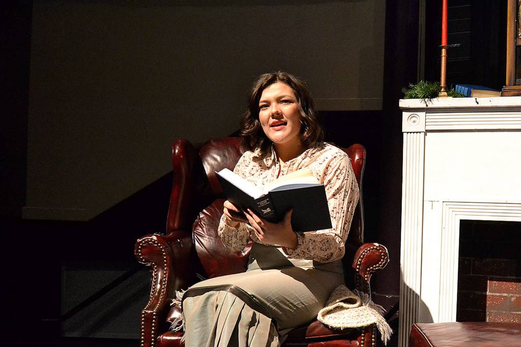 Gabi Simonson is one of five narrators in A Christmas Carol on Dec. 7-8, 14-15 at Sequim High. Sequim Gazette photo by Matthew Nash