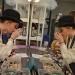 Coral Disinski prepares her makeup for a rehearsal of Sequim Highs A Christmas Carol. Sequim Gazette photo by Matthew Nash
